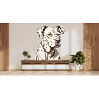Adhésif décoratif pour chien, décor de chien, art mural, amoureux des animaux