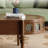 French Vintage Oval Storage Coffee Table