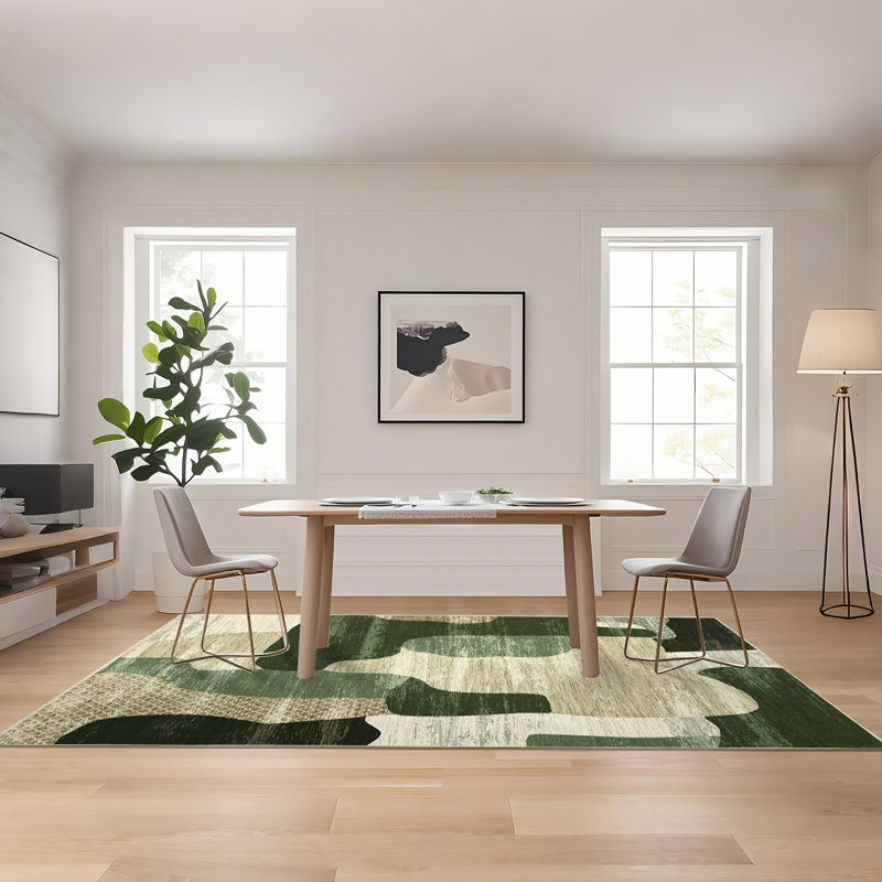 Tapis de salon Modern Abstract, Rectangle 10 pi x 13 pi