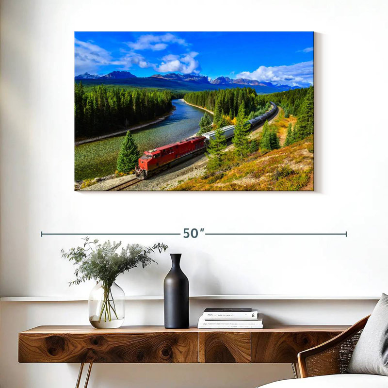 Mehar Morant's Curve Train, 26" H x 39" W