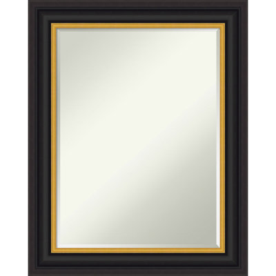 Sierra Half-Inch-Bevel Wood Framed Wall Mirror