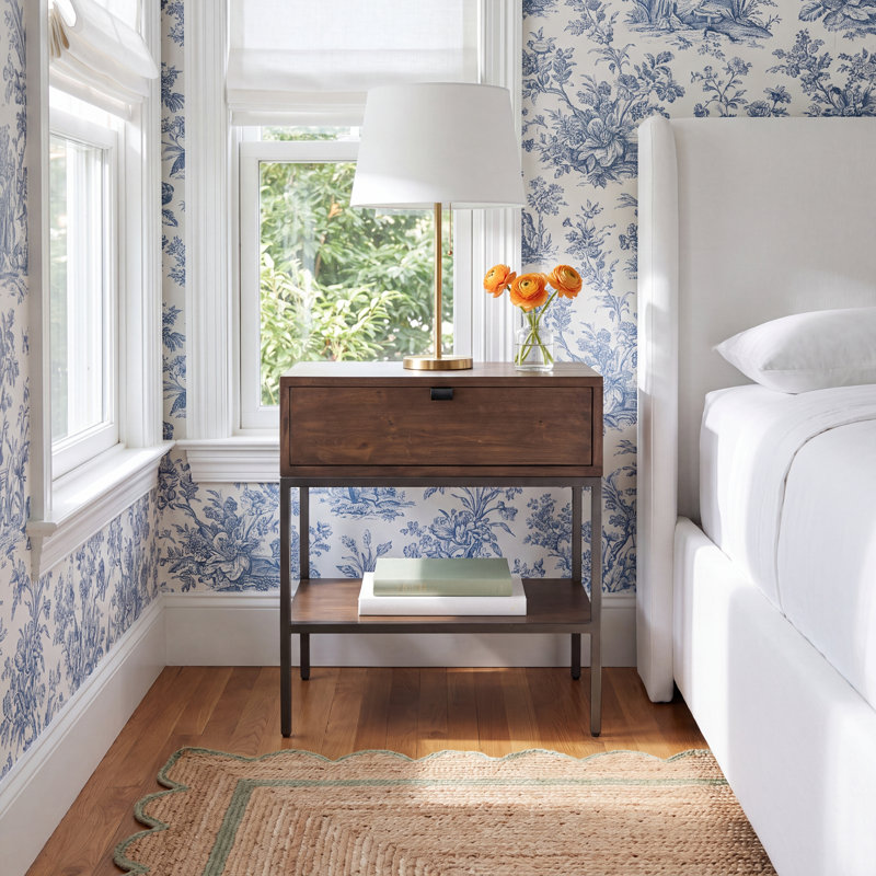 Trey 1 - Drawer Nightstand, Auburn Poplar