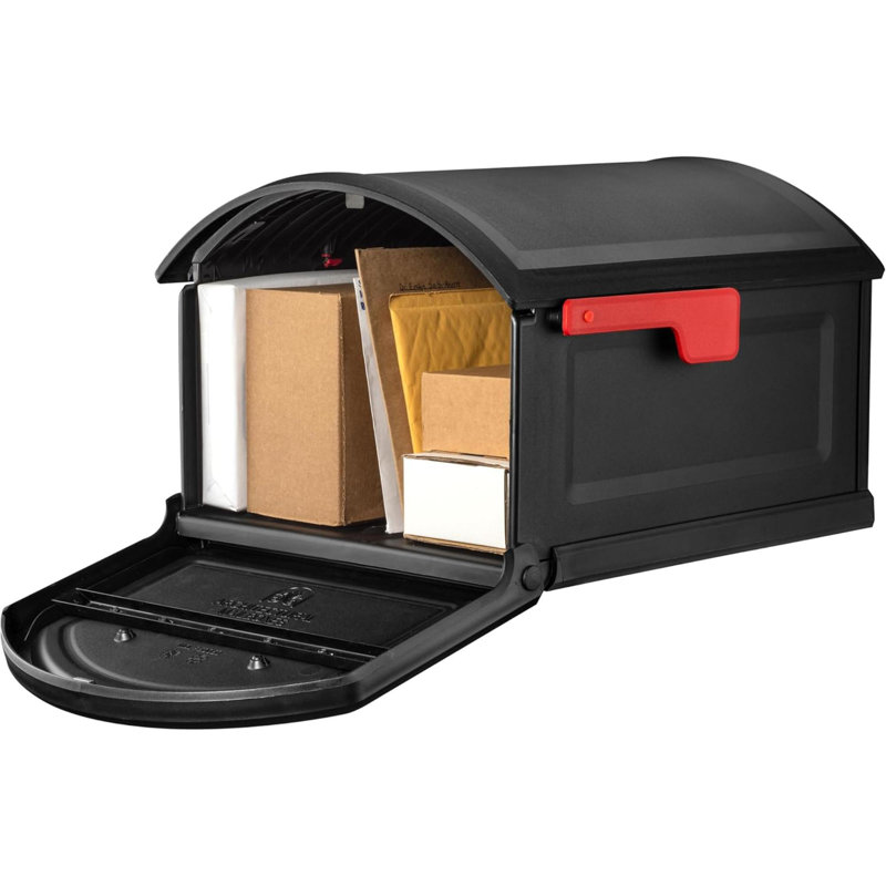Plastic Post Mount Mailbox Compatibility Capacity