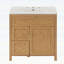30 Inch Bathroom Vanity with Integrated Sink,Flip-Out Drawer