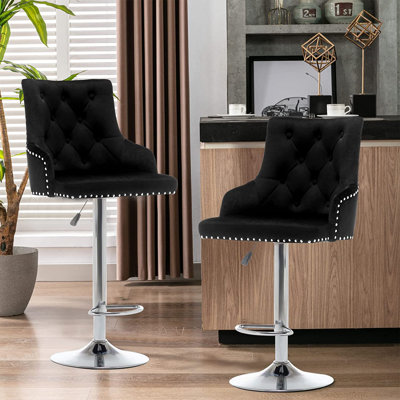Montevallo Height Adjustable Swivel Bar Stool