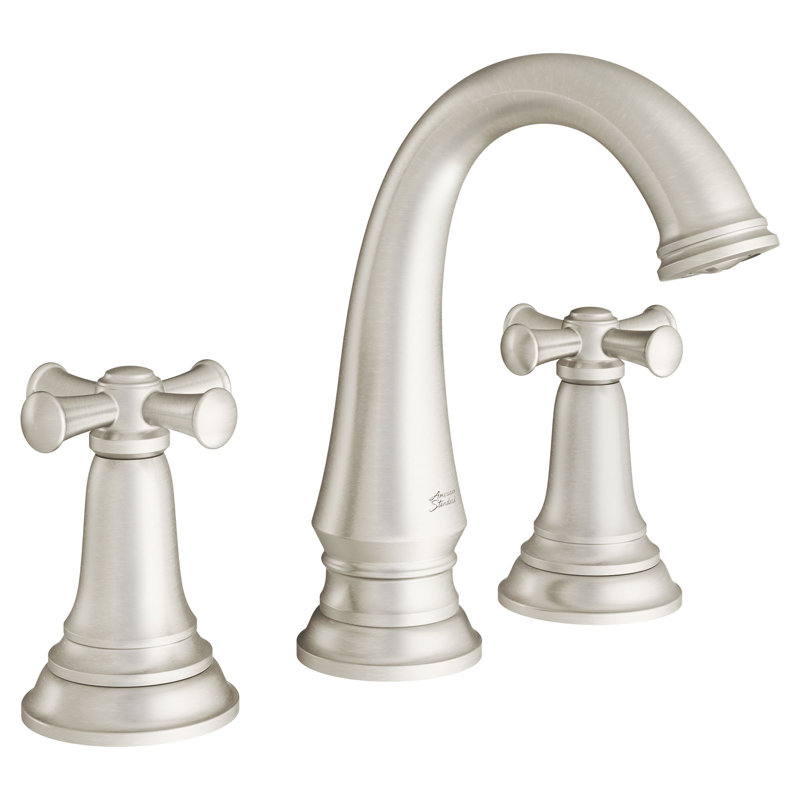 Delancey Widespread 2-handle Bathroom Faucet with Drain Assembly, Brushed Nickel