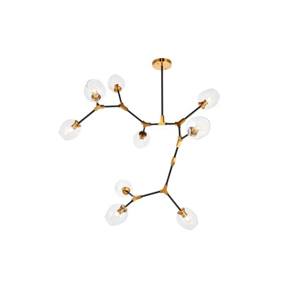 Kalish 11-Light Dimmable Sputnik Chandelier 