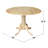 Gerga Drop Leaf Solid Wood Dining Set-428529080