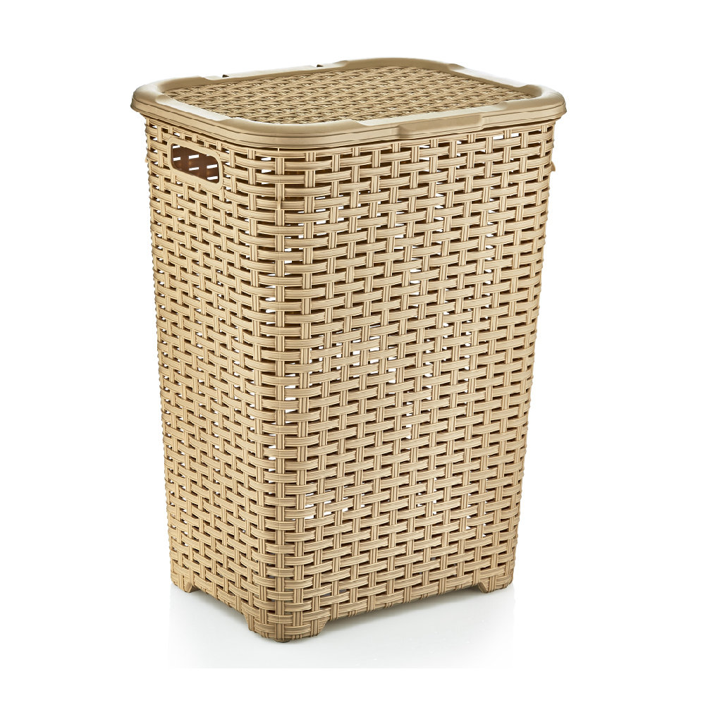 Rebrilliant Wicker Laundry Hamper & Reviews | Wayfair