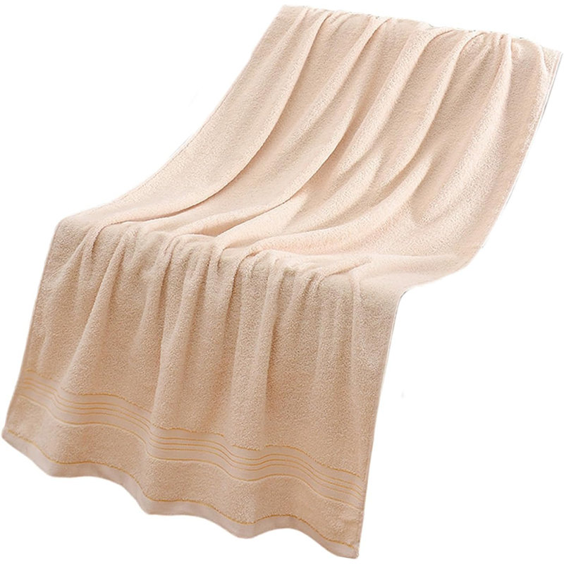 Oversize Bath Towel For Bathroom, Bath Towel,Thickening Soft Towels,Large Bath Towel(27"X55"), Brown