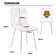 49cm H Linen Upholstered Side Chair in Beige