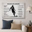 «Soccer Life Lessons Player», citation de chambre de garçon, impression sur toile encadrée-131636481-131636485