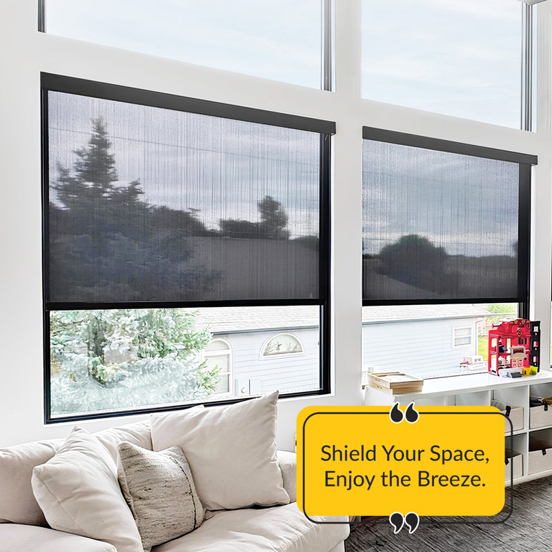 Brixwell 69-30b aluminium 18 x 16 maille 100 pi rouleau 24 po largeur finition noire
