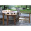 Chaise de patio en teck Akiva