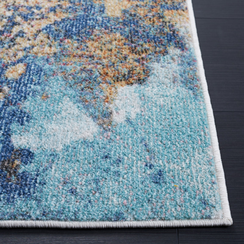 Styreman 500 Performance Abstract Rug, Square 6'7"