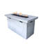 Foyer de table d'extérieur au propane en béton renforcé de fibres H 25 po x l 42 po-2090231070