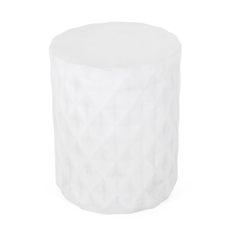 Outdoor Lightweight Concrete Side Table