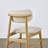 Chenille Fabric Upholstered Dining Chair with Rubberwood Legs-118219184-118219187
