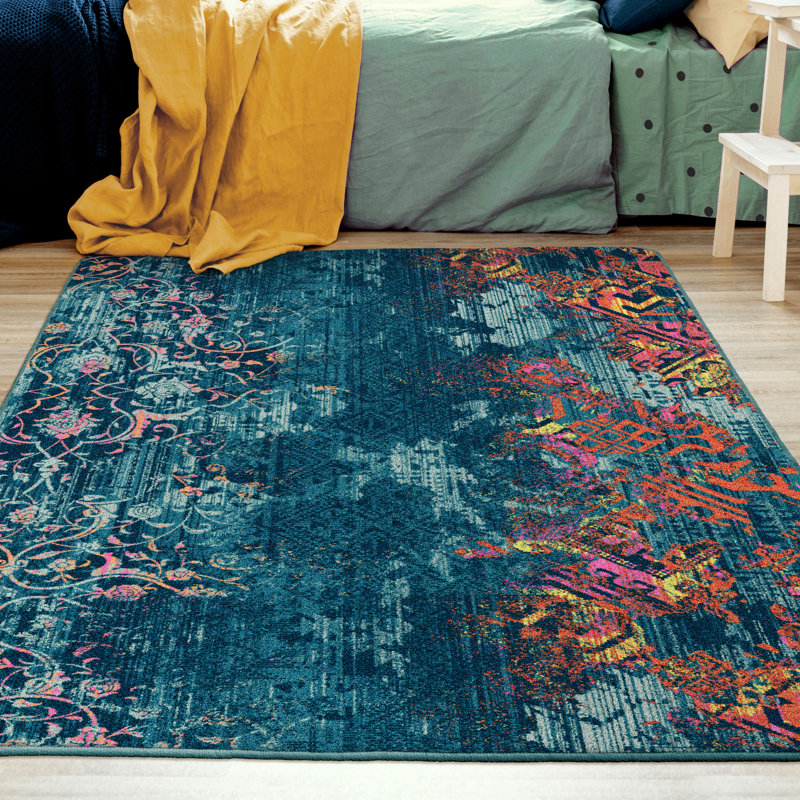 Rahaf Indoor Rug, Rectangle 5' x 8'