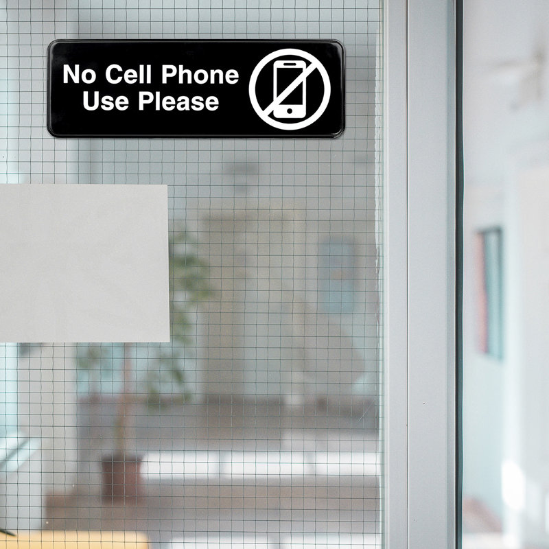 No Cell Phone Use Sign