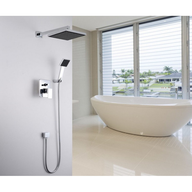 Système de douche complet avec valve brute