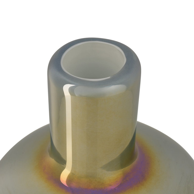 Vase en verre 5 "Opaline, Gris