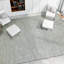 Hand Knotted Area Rug in Light Blue/Natural