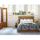 Harris Blue/Ivory Hand Micro Hooked Wool Rug