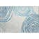 Premium Machine Washable Prisco Teal Rug