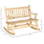 Chaise berçante pour 2 personnes