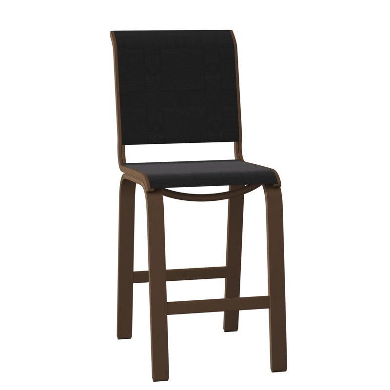 Tabouret de bar 26 po Holna, Noir 5D Sunbrella®, Kona texturé
