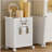 Plastic Rolling Laundry Hamper with Handles-98213675