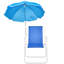 Chaise de plage pliante en métal (ensemble de 1)-1914824882