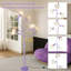 Lampe sur pied à col de cygne avec 3 températures de couleur - lampe de lecture sur pied flexible pour la chambre à coucher, grande lampe d'angle avec ampoules incluses, éclairage moderne pour le salon