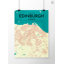 Edinburgh City Map - No Frame Print-371107378