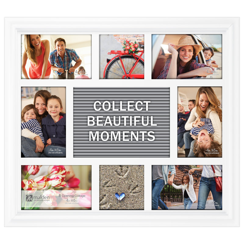 Cadre photo Malden Int Designs, Blanc