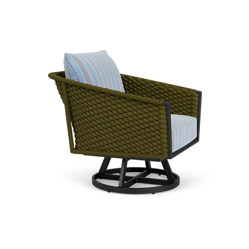 Escape Outdoor Swivel Lounge Chair, Hansen Sky