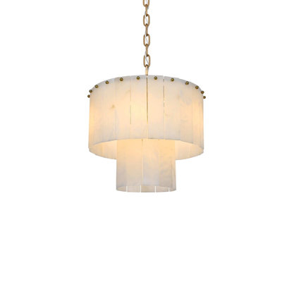 Lustre en albâtre 16 pouces Intisar