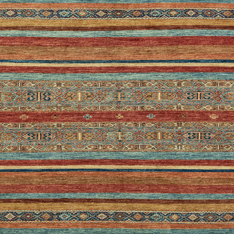 Abstract Indoor Rug, Square 8'