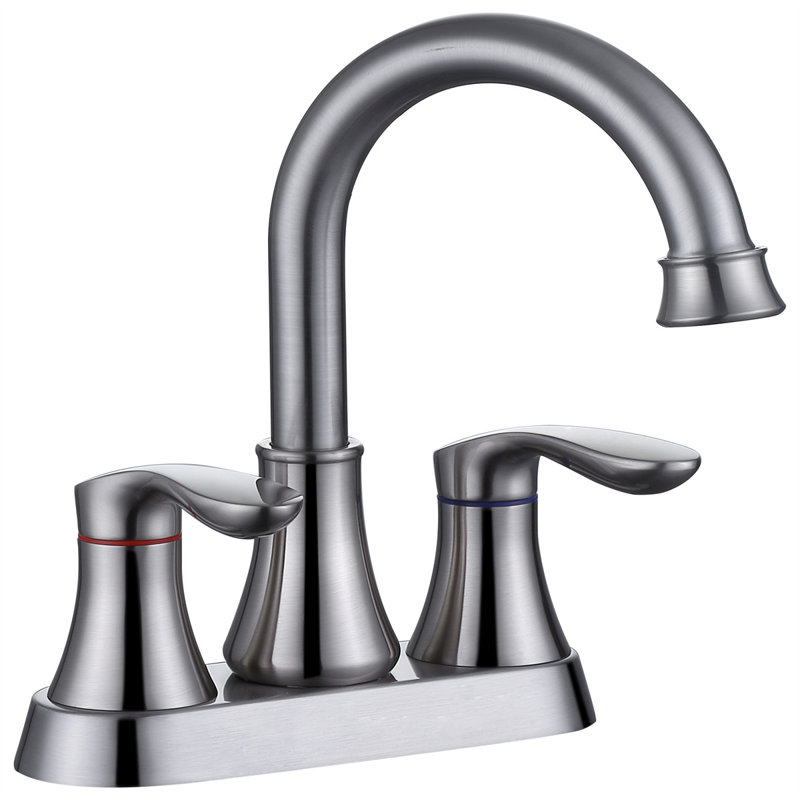 2-handle Bathroom Faucet with Drain Assembly, Oil-Rubbed Bronze