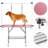 69.7'' H x 46.5'' W x 24'' D Adjustable and Foldable Dog Folding Grooming Table-63246035