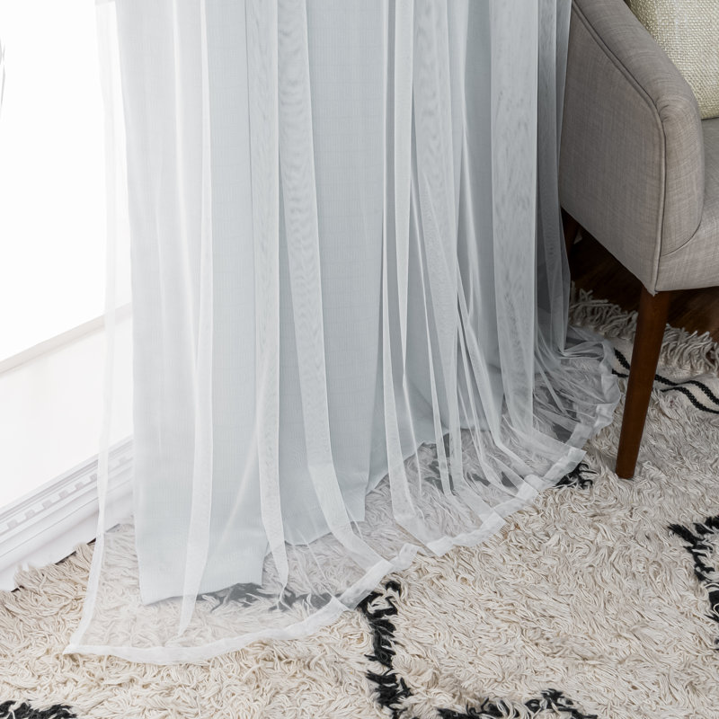 Kamontae Room Darkening Curtain, Gray, 52" W x 84" L