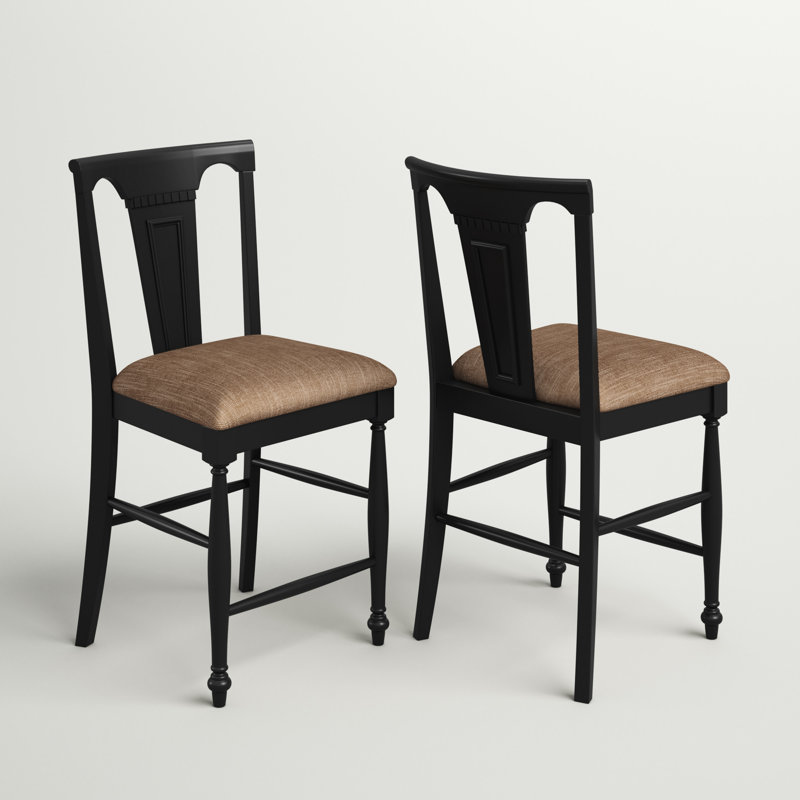 Tabouret de comptoir 26 po Arlien, Noir
