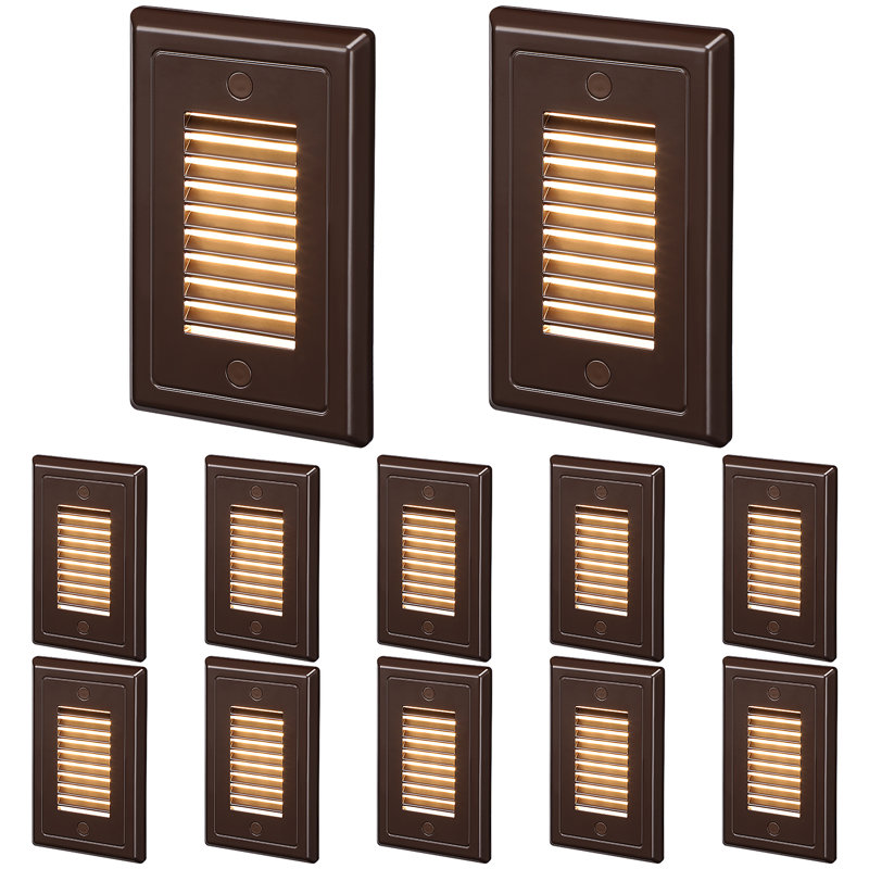 Integrated LED Metal Step Light Pack