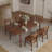 Anne Solid Wood Extendable Dining Table And Chair Set – 3-In-1 Expandable, Fas-Grade Rubberwood, Easy Assembly, Versatile For Home Dining Areas