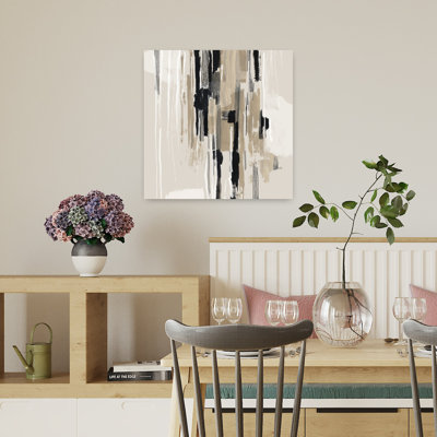 «Woven Together I», art géométrique abstrait moderne