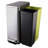 The Step N' Sort Slim Design, 43l Dual Trash And Recycling Bin