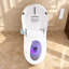 Toilette allongée intelligente sans réservoir avec bidet, chasse d'eau automatique, siège chauffant, laveuse / sécheuse chaude, température de l'eau réglable, fonctionnement du pied, veilleuse, télécommande