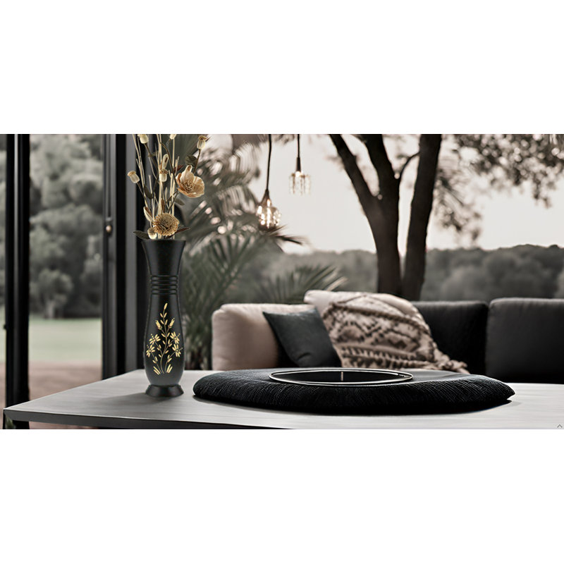 Vase en bois décoratif