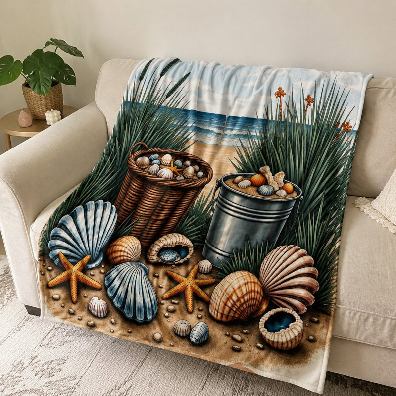 Jeté douillet en flanelle Cozy, L 60 po x l 50 po